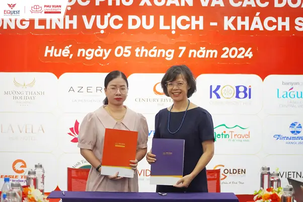 CHƯƠNG TRÌNH GẶP GỠ VÀ KÝ KẾT THỎA THUẬN HỢP TÁC GIỮA TRƯỜNG ĐẠI HỌC PHÚ XUÂN VÀ CÁC DOANH NGHIỆP TRONG LĨNH VỰC DU LỊCH – KHÁCH SẠN