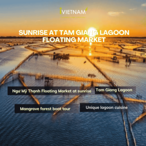 Bình minh chợ nổi Phá Tam Giang