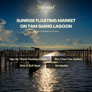 SUNRISE FLOATING MARKET ON TAM GIANG LAGOON